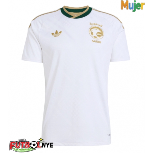 Camiseta Arabia Saudita Visitante Equipación para mujer Mundial 2026 manga corta